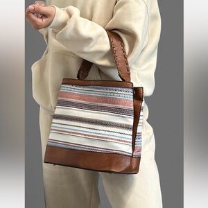 BOHO VEGAN LEADER PURSE size 11x9.5